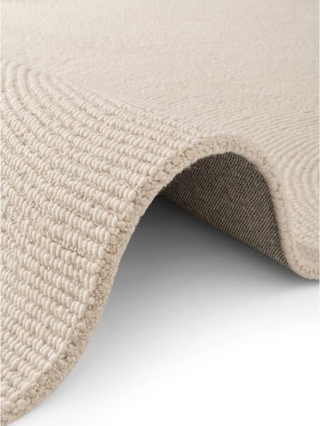 Covor în culoare naturală deschisă țesut manual din lână 160x230 cm Calmio – Hanse Home