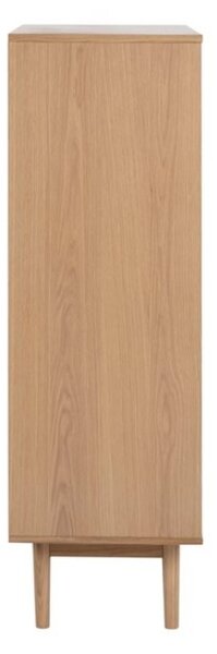 Comoda LUCERO cu usa glisanta si sertar, decor stejar