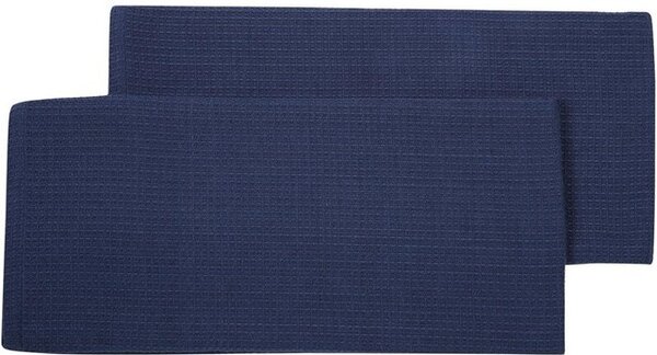 Set 1 mănușa dubla pentru cuptor 18 x 90cm si 2 prosoape 65 x 45 cm, Penguin Home, bleumarin
