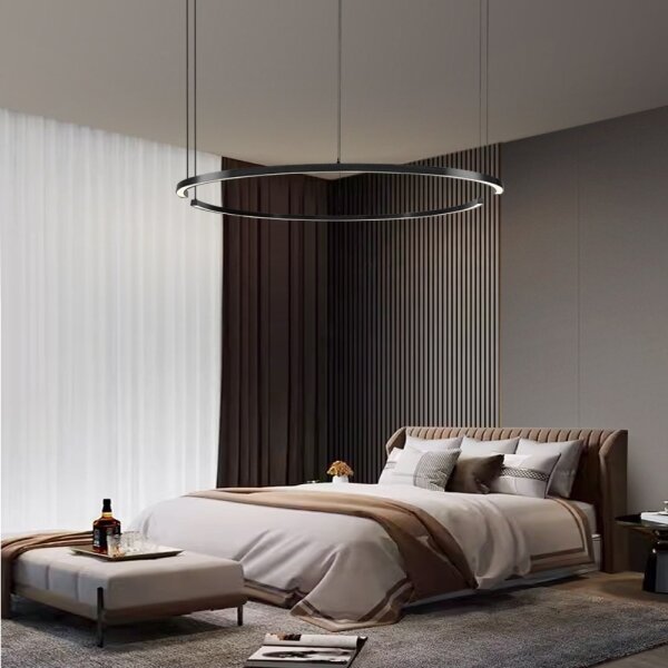 Immax NEO 07329L - Lampă LED reglabilă suspendată pe cablu FINO 72W/230V 120 cm neagră Tuya+telecomandă