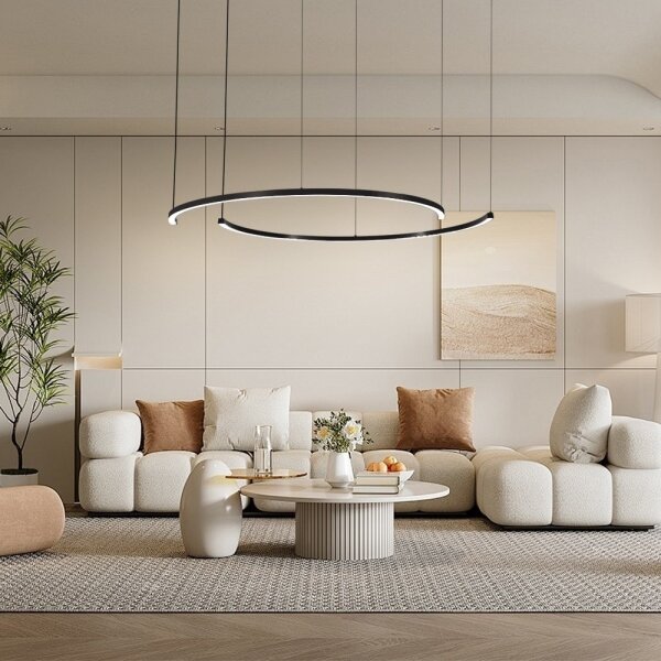 Immax NEO 07329L - Lampă LED reglabilă suspendată pe cablu FINO 72W/230V 120 cm neagră Tuya+telecomandă