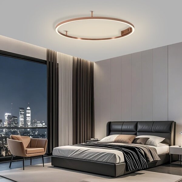 Immax NEO 07326-80C-LED Corp de iluminat de tavan dimabil FINO LED/55W/230V 80 cm Tuya aur roz + telecomandă