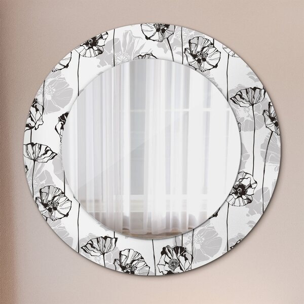 Oglindomat.ro Decoratiuni perete cu oglinda Decoratiuni perete cu oglinda Maki flori lsdo-00020