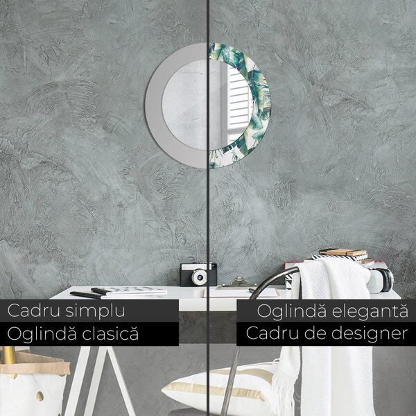 Oglindomat.ro Decoratiuni perete cu oglinda Decoratiuni perete cu oglinda Frunze lsdo-00027