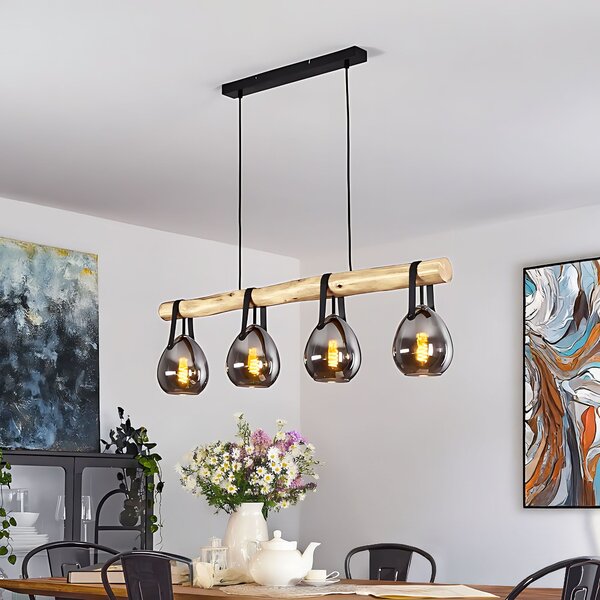 Lampă de tavan APP1775-4CP WOOD GREY