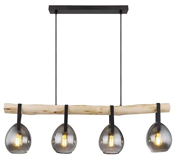 Lampă de tavan APP1775-4CP WOOD GREY