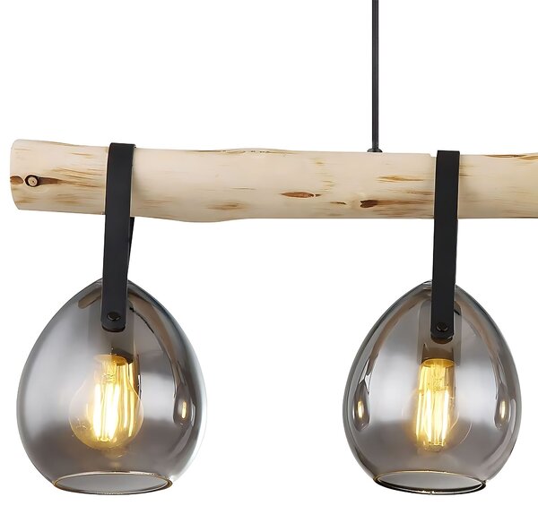 Lampă de tavan APP1775-4CP WOOD GREY