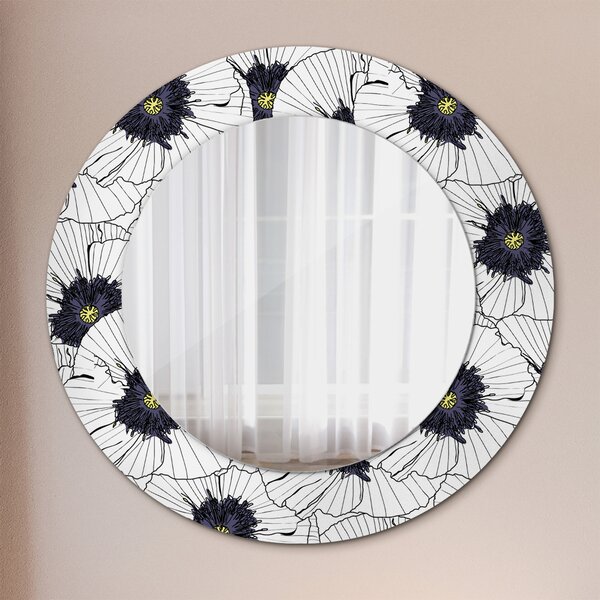 Oglindomat.ro Decoratiuni perete cu oglinda Decoratiuni perete cu oglinda Compoziție de flori liniare lsdo-00106