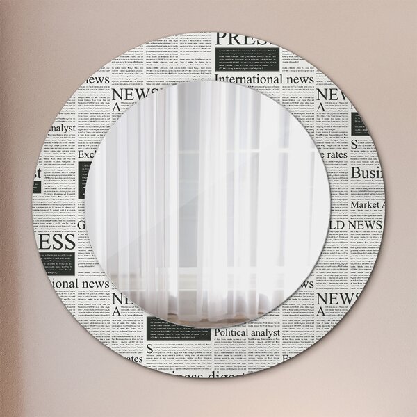Oglindomat.ro Decoratiuni perete cu oglinda Decoratiuni perete cu oglinda Model din ziare lsdo-00140