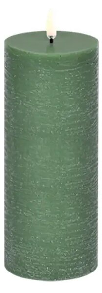 Lumânare Stâlp LED 7,8x20,3 cm Olive Verde/Rustic - Uyuni Lighting