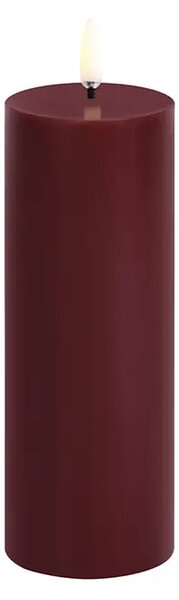 Lumânare Stâlp LED 5,8x15,2 cm Wine Roșu/Smooth - Uyuni Lighting