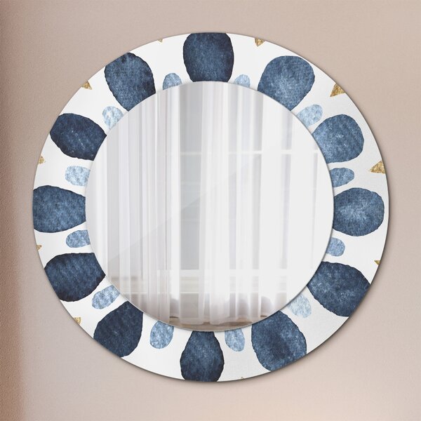 Oglindomat.ro Oglinda cu decor rotunda Oglinda cu decor rotunda Mandala de lună lsdo-00146