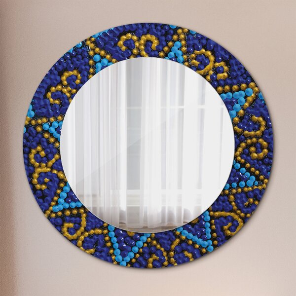 Oglindomat.ro Oglinda cu decor rotunda Oglinda cu decor rotunda Compoziție decorativă lsdo-00150