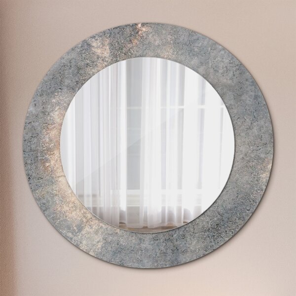 Oglindomat.ro Oglinda cu decor rotunda Oglinda cu decor rotunda Beton de epocă lsdo-00151