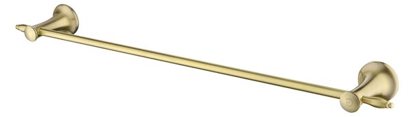 Suport prosop baie FDesign Lacrima, 60 cm, bronz periat 600 mm