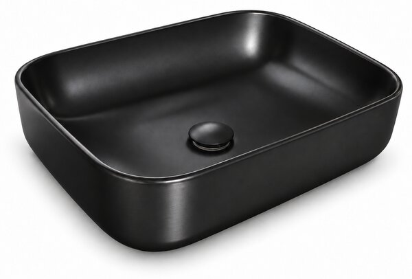 Lavoar pe blat negru mat 8509BM