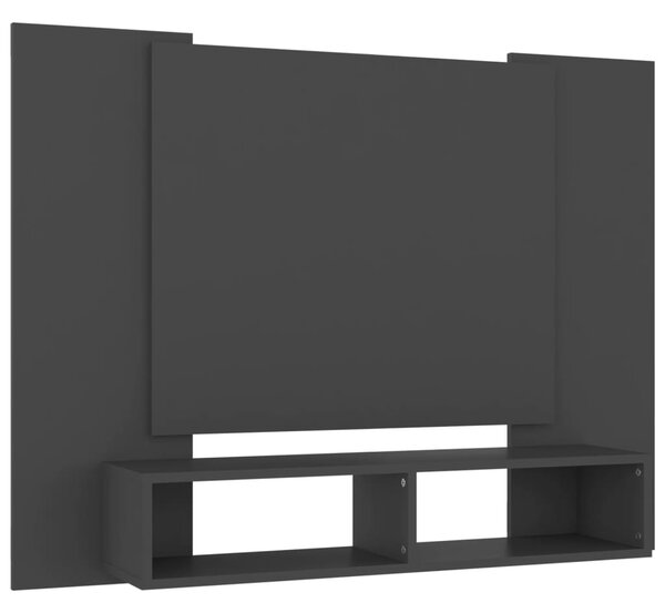 Comodă TV de perete, gri, 120x23,5x90 cm, PAL