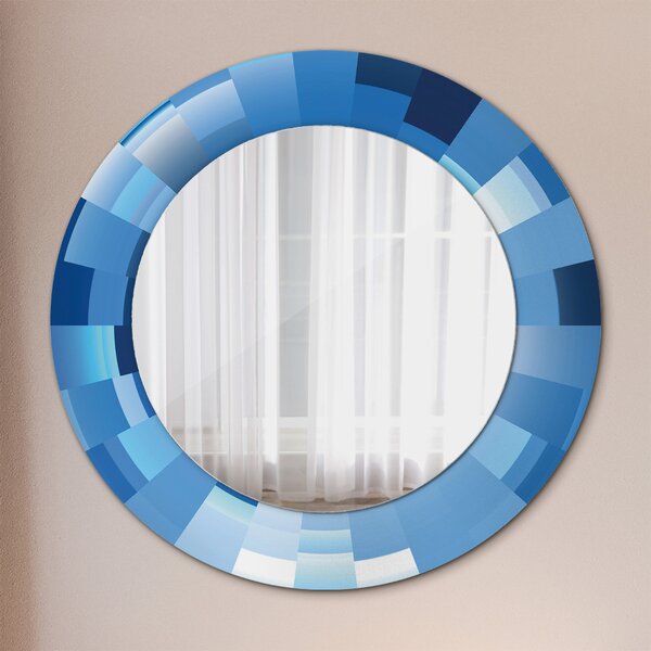 Oglindomat.ro Decoratiuni perete cu oglinda Decoratiuni perete cu oglinda Rezumat albastru lsdo-00172