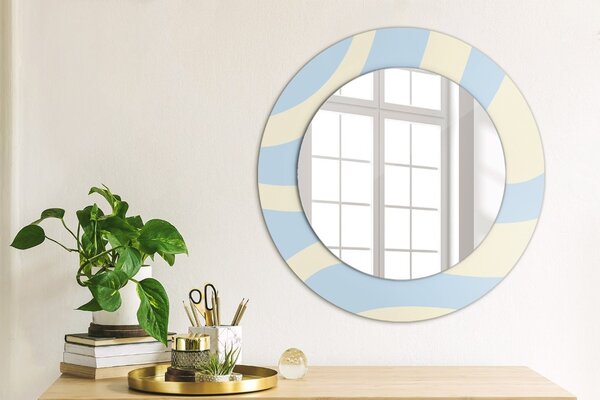 Oglindomat.ro Oglinda cu decor rotunda Oglinda cu decor rotunda Forma abstractă lsdo-00200