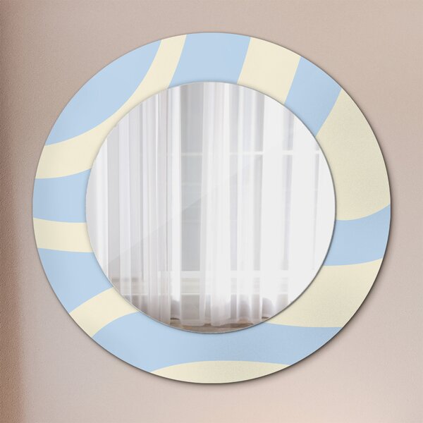 Oglindomat.ro Oglinda cu decor rotunda Oglinda cu decor rotunda Forma abstractă lsdo-00200