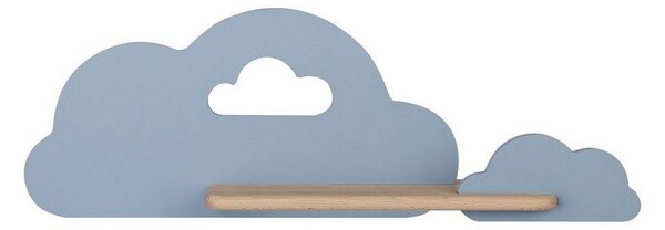 Aplică LED cu raft pentru copii CLOUD LED/5W/230V albastru
