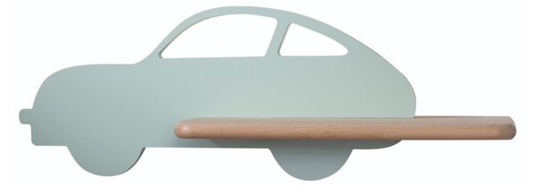 Aplică LED cu raft pentru copii CAR LED/5W/230V verde/lemn