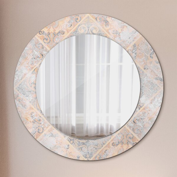 Oglindomat.ro Oglinda cu decor rotunda Oglinda cu decor rotunda Mozaic shabby lsdo-00204