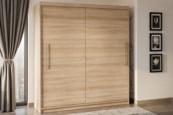 Dressing Alex, 120x60x200cm, Stejar Sonoma, Pal 18 mm