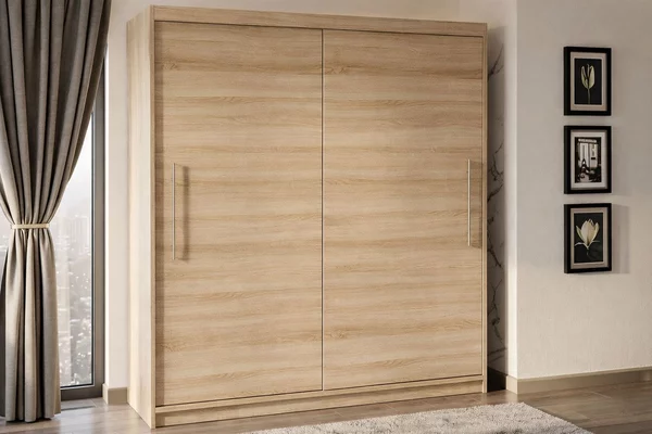 Dressing Alex, 120x60x200cm, Stejar Sonoma, Pal 18 mm