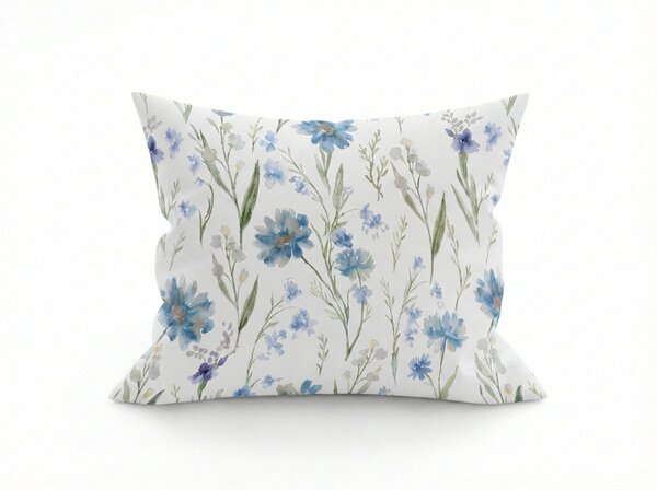 Husa din bumbac pentru perna BLUVERIS 40x45 cm, alb