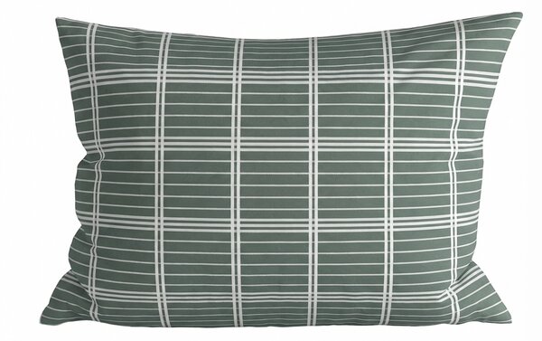 Husa din bumbac pentru perna FIOREA 70x90 cm, verde