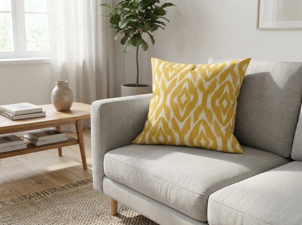 Husa din bumbac pentru perna VENZORA 40x45 cm, mustar