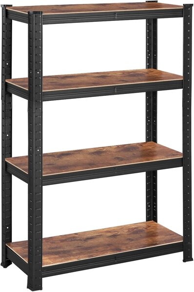 Raft metalic, Songmics, Negru, 520 kg 40 x 80 x 160 cm
