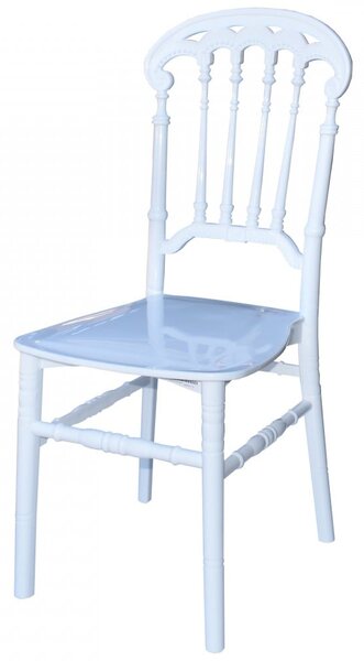 Scaun Plastic Roma Alb