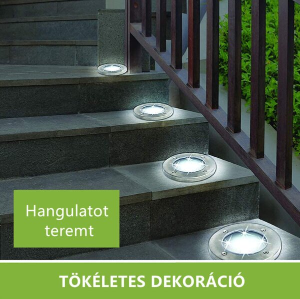 4 buc. Becuri solare LED BELL HOWELL - lumină galbenă