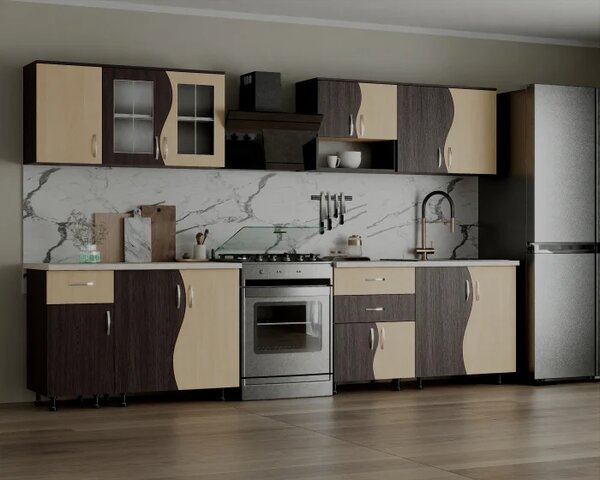 Bucatarie Paula S Wenge + Mesteacan