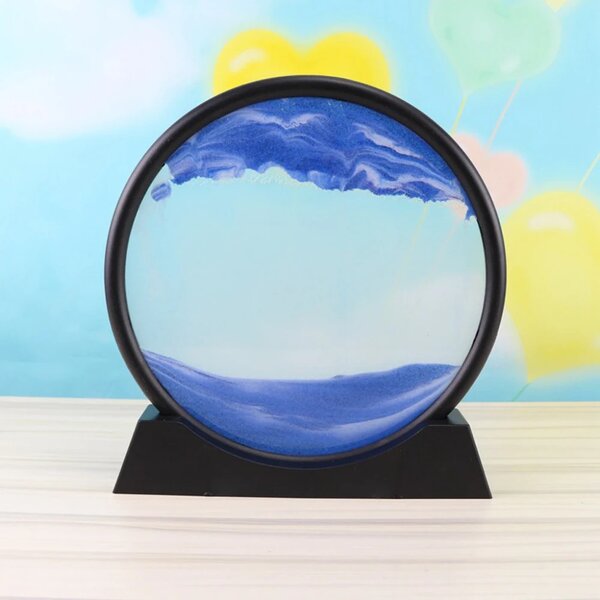 Decorațiune clepsidră ArtSand – 18 cm – portocaliu