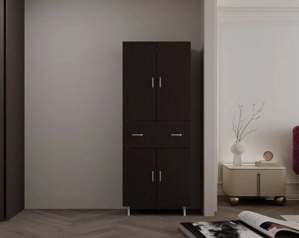 Dulap 4U-1S , 70x35x180 cm Wenge