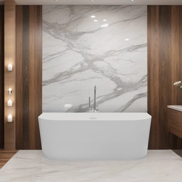 Balneo Viva cadă de perete 160x75 cm ovală alb J0101010102-2
