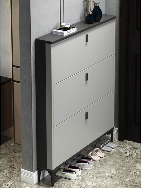 Pantofar 603 MDF Grey 100x24x118cm