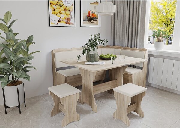 Set coltar bucatarie Rodos, Sonoma + Fildes