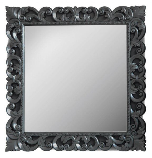 Oglinda Temptation 2, 90x90x3cm, Negru Argint
