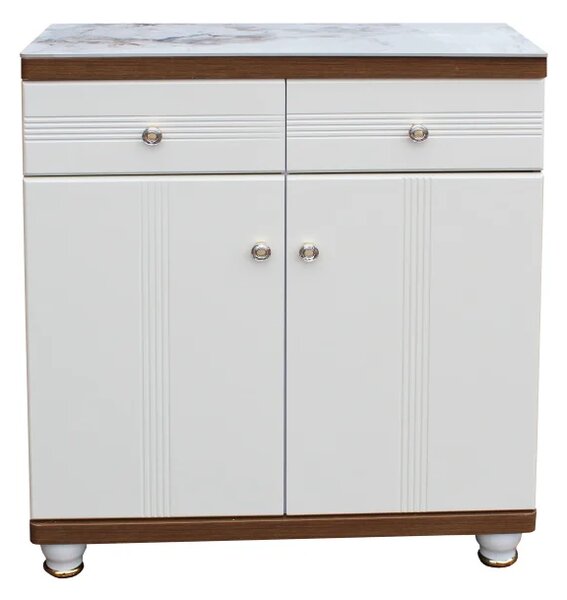 Pantofar MDF Vela crem deschis 80x33x100 cm