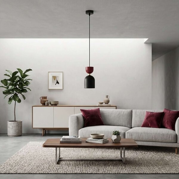 Emibig Gaudi lampă suspendată 1x10 W negru 1737/1B