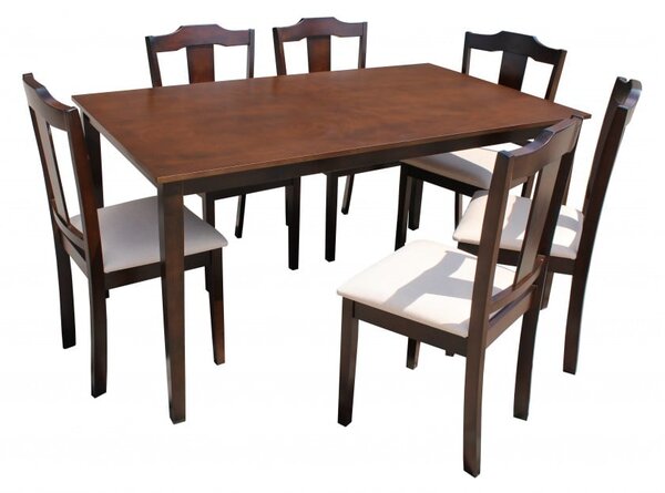 Set masa RH7008T + 6 scaune RH159C Dirty Oak 150x90x76 cm