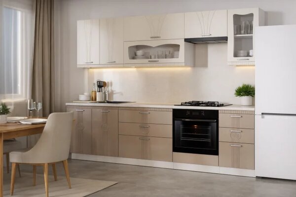 Bucatarie Palermo RO Crem Cappuccino 2.62 m