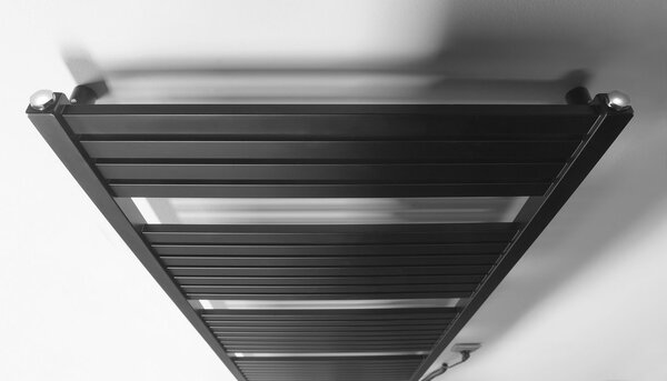 Aqualine Aqualine, element electric de încălzire TONDI-E, drept, 450x1690 mm, 600W, negru mat, DE446T