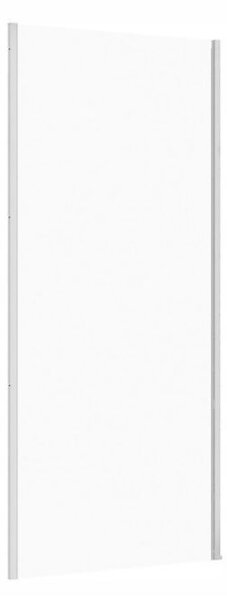 Cersanit LARGA, perete lateral pentru cabine de dus 90x195cm, culoare crom, sticla transparenta, S932-132