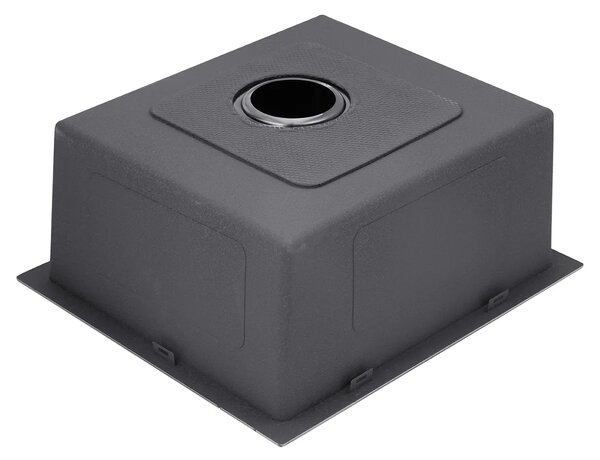 Erga HD, chiuvetă din oțel cu 1 cameră 470x450x210 mm, oțel, ERG-MLS-HD4745