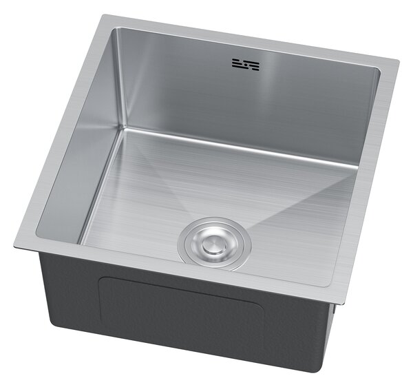 Erga HD, chiuvetă din oțel cu 1 cameră 470x450x210 mm, oțel, ERG-MLS-HD4745